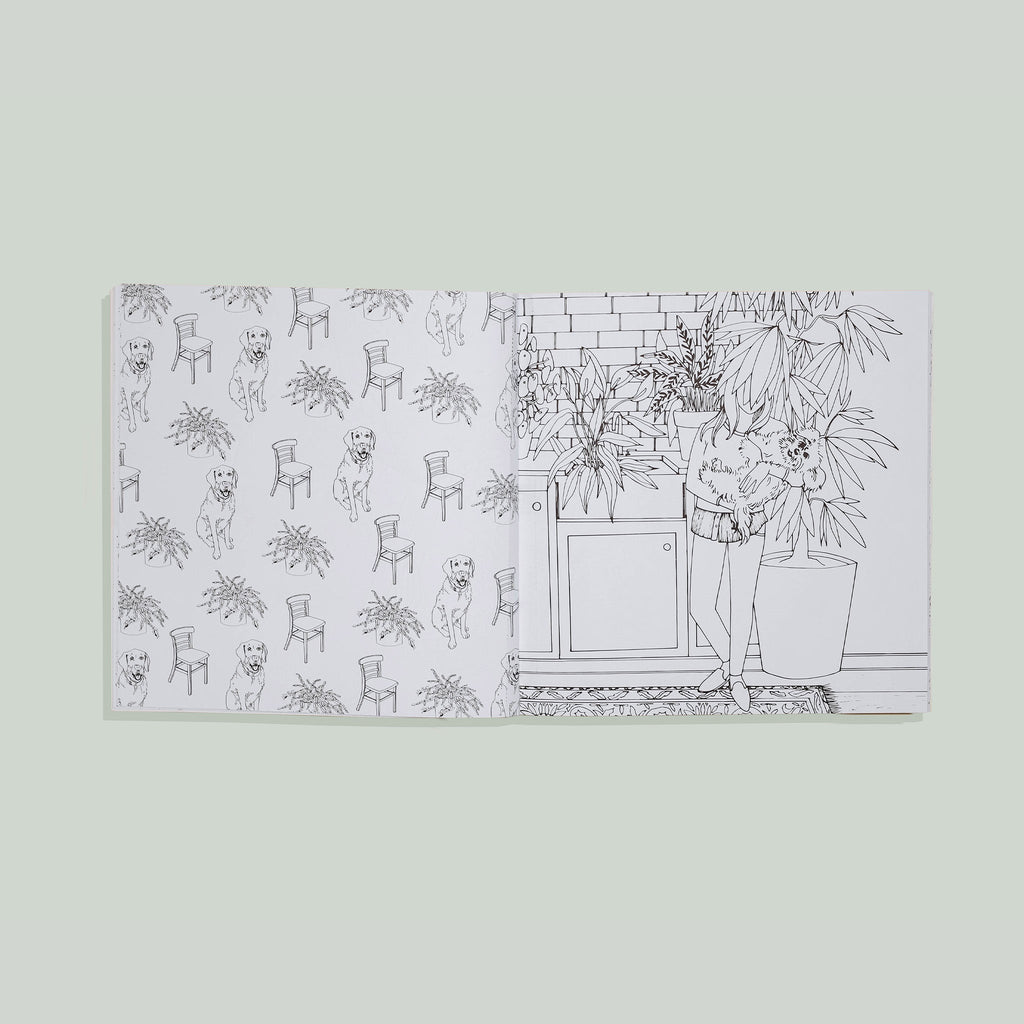 Plant Lady: A Coloring Book