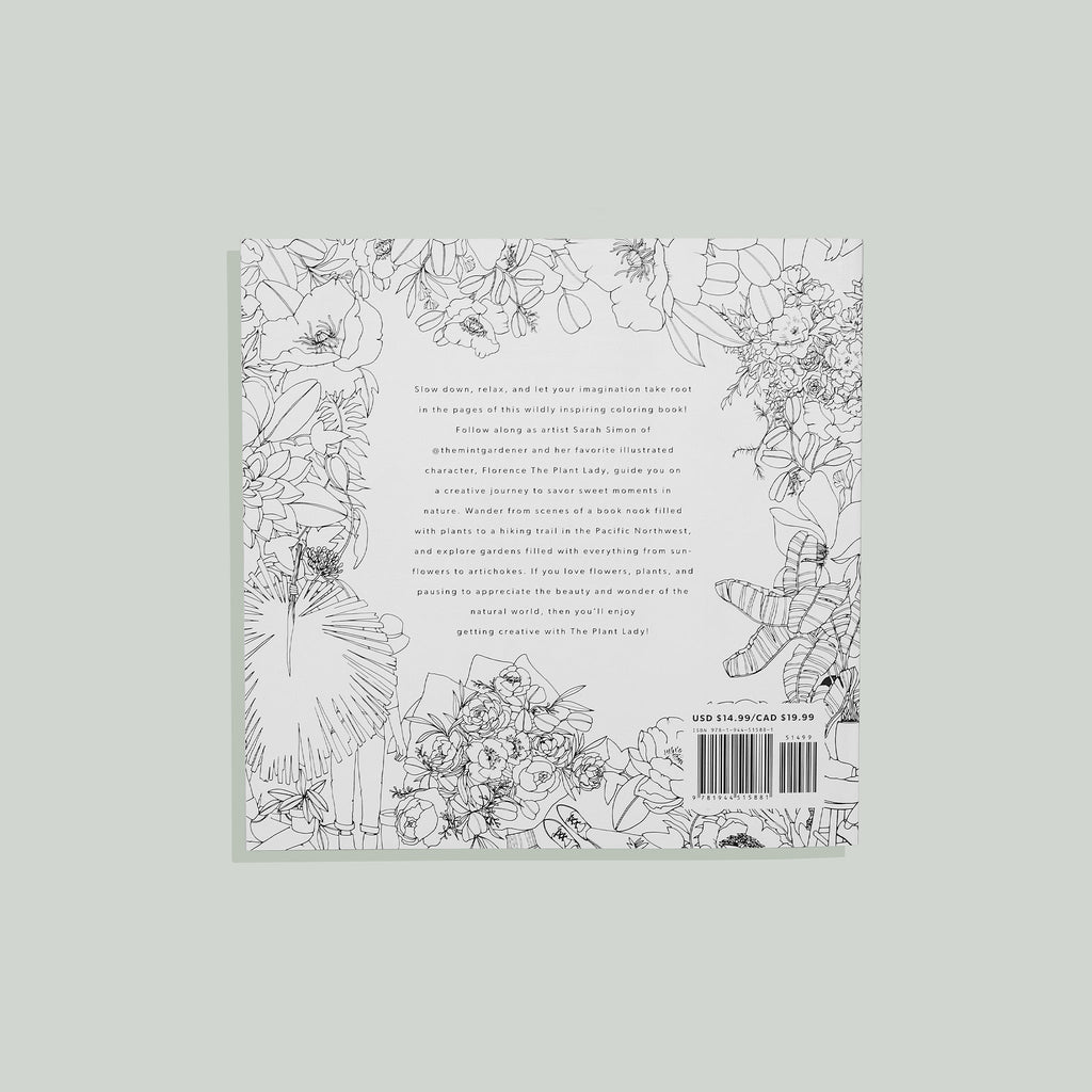 Plant Lady: A Coloring Book