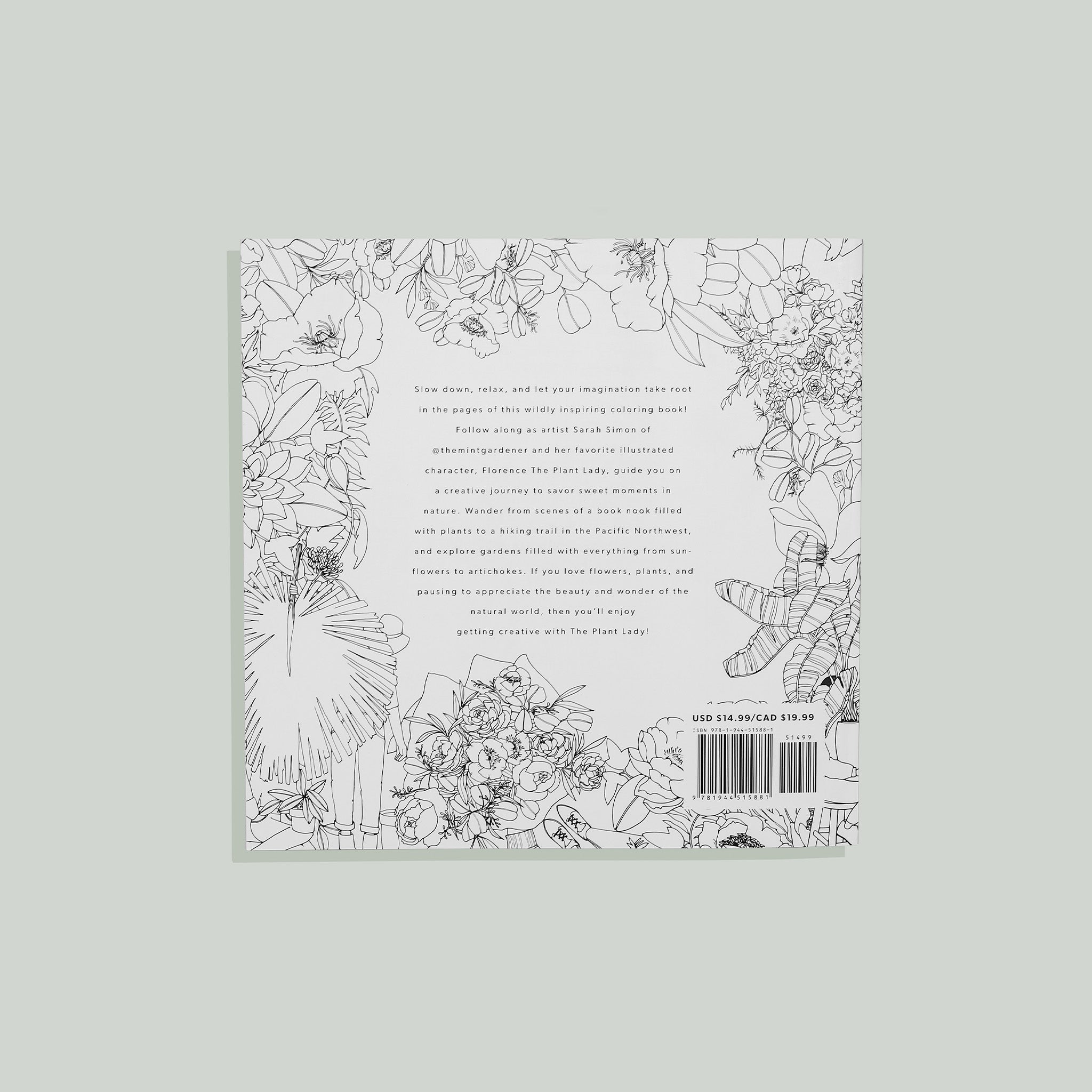 Plant Lady: A Coloring Book