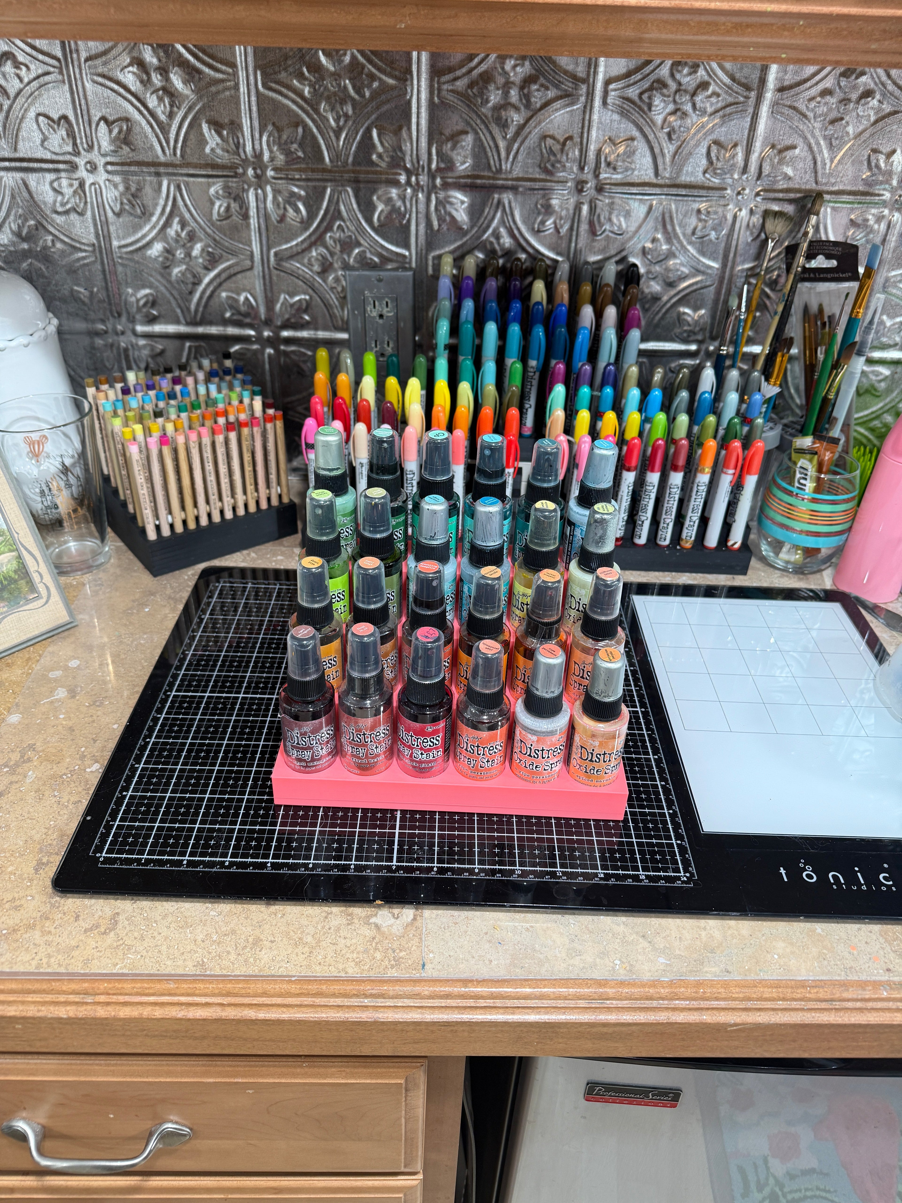 Distress Spray Stain Caddy - Holds 24 Tim Holtz Spray Stain Bottles