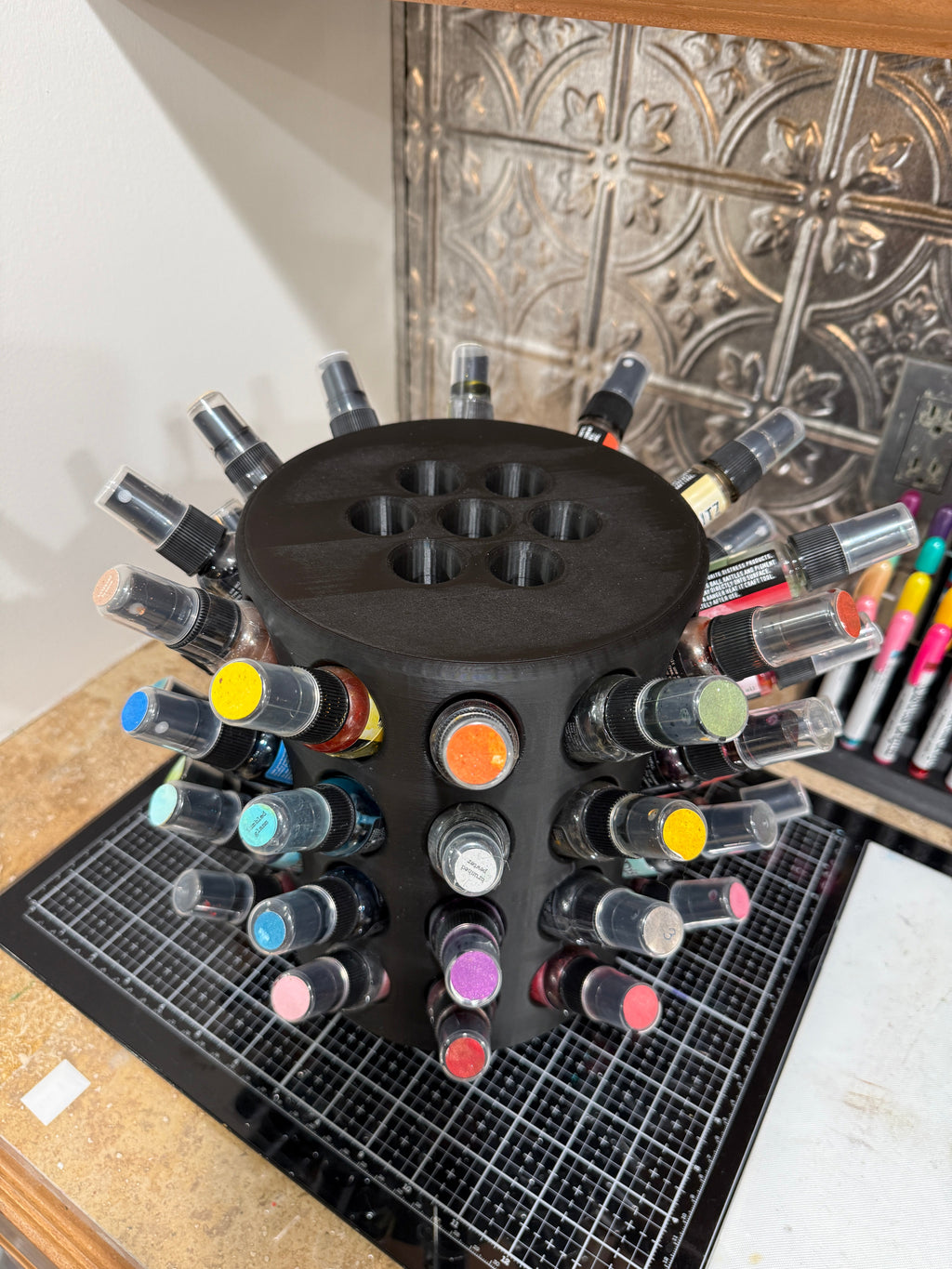Distress Oxide Spray Carousel | 1 oz Bottle Storage Organizer