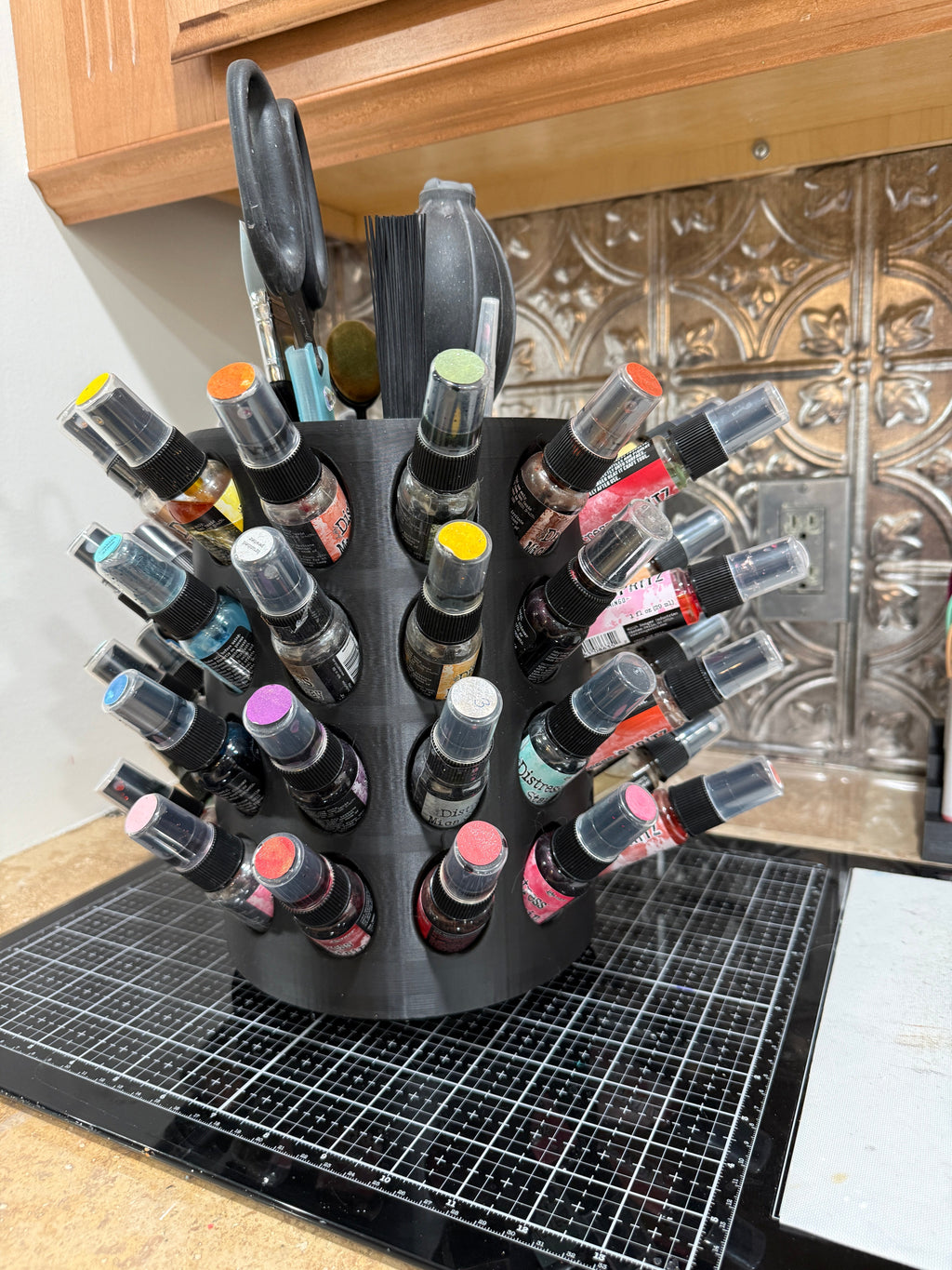 Distress Oxide Spray Carousel | 1 oz Bottle Storage Organizer