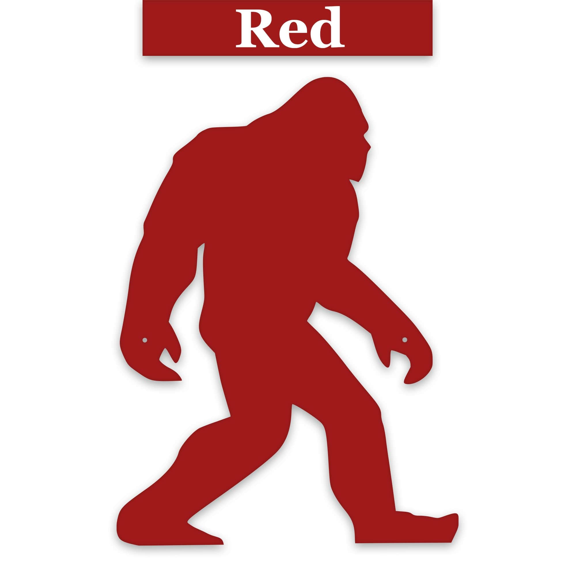 Bigfoot Silhouette Sign - Sasquatch - Mystical Creature