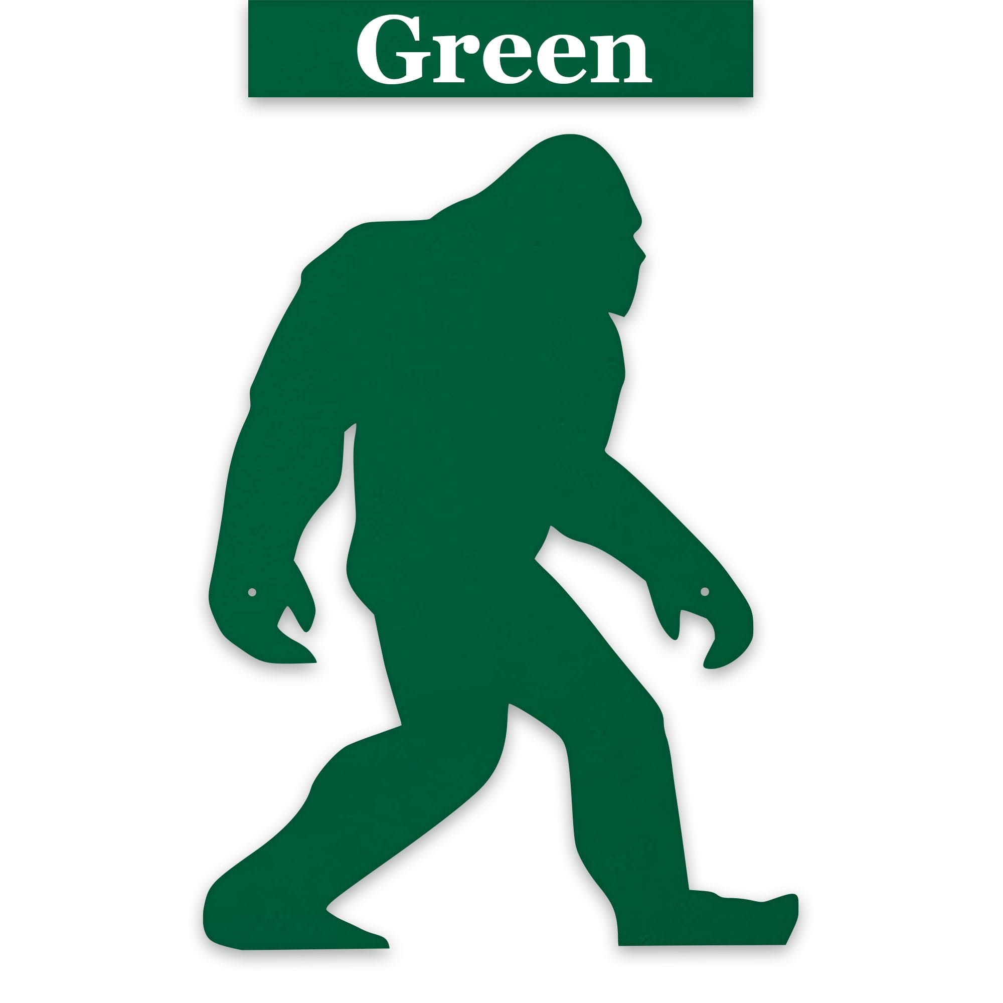 Bigfoot Silhouette Sign - Sasquatch - Mystical Creature