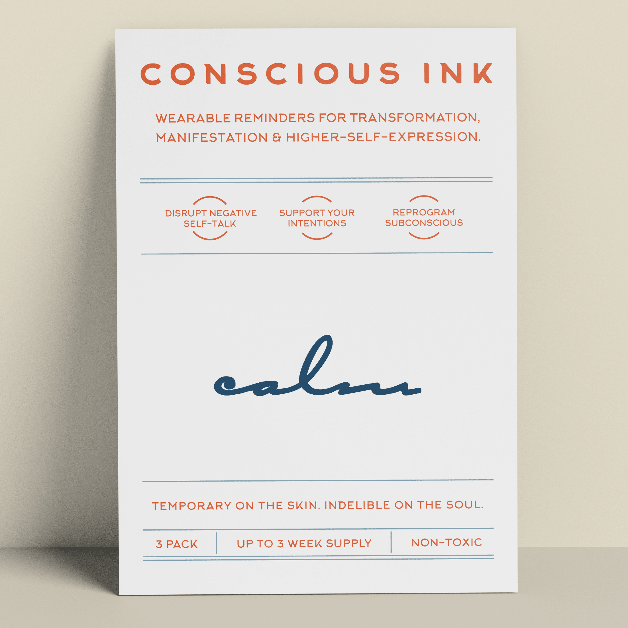 Calm Eucalyptus + Cedar Manifestation Candle + Ink