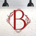 Chic Modern Single Letter Metal Sign