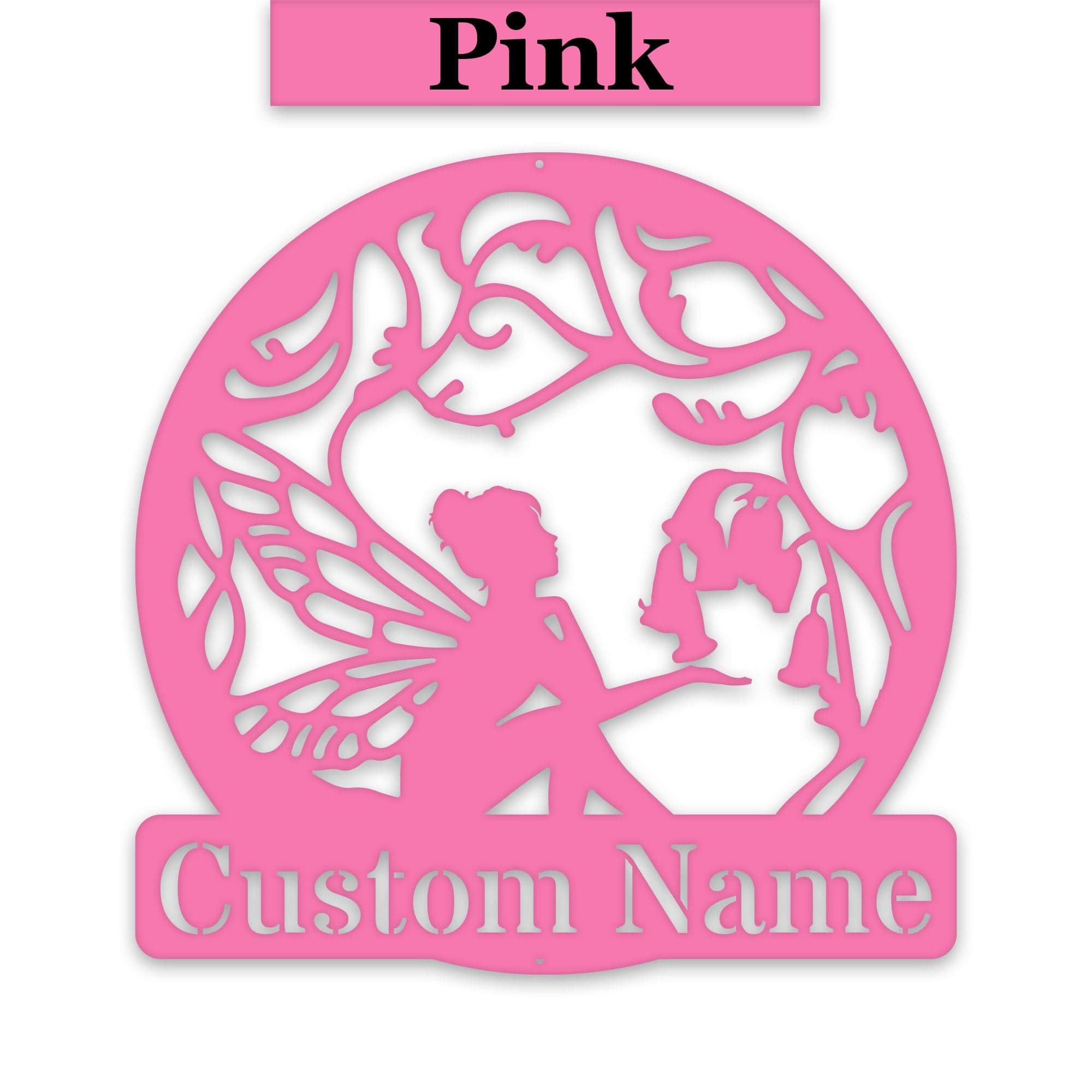 Fairy Garden Customizable Metal Sign