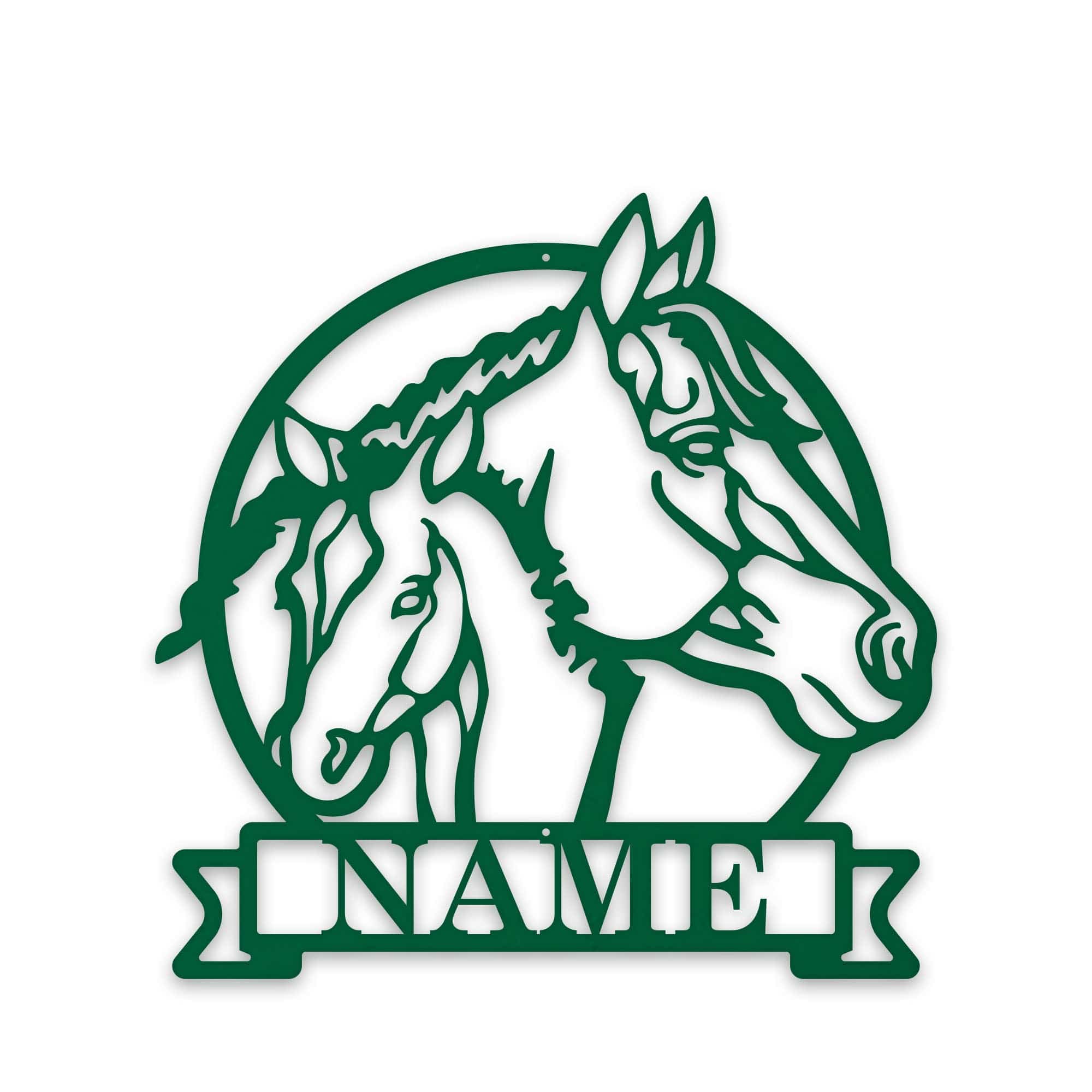 Farm Horse and Pony Personalized Metal Sign