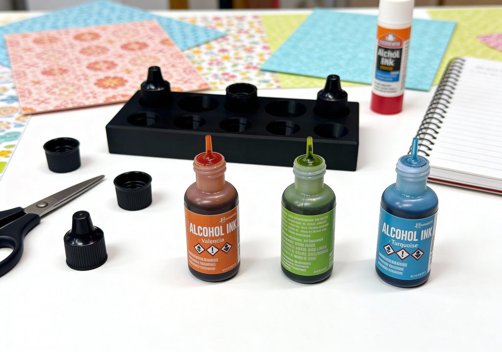 Ranger Alcohol Ink Storage Tray with Cap Holders | Organized Ink Display