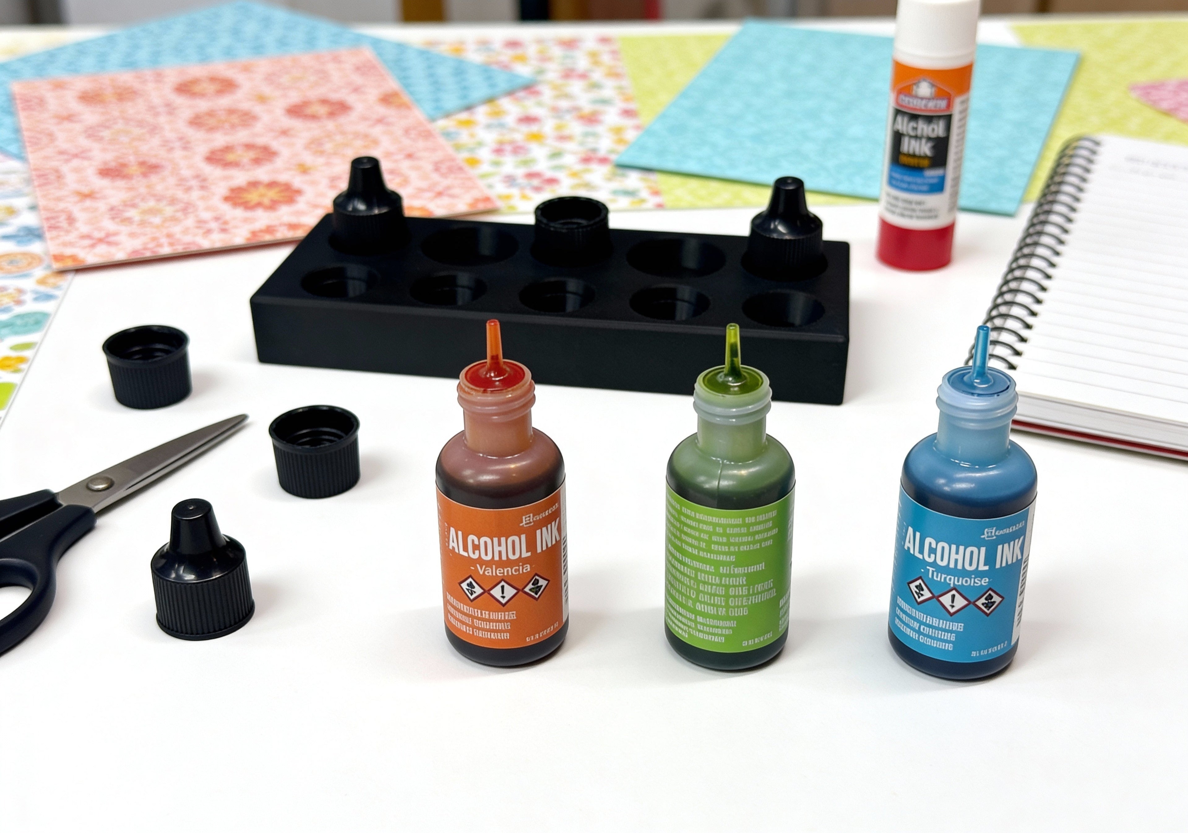 Ranger Alcohol Ink Storage Tray with Cap Holders | Organized Ink Display