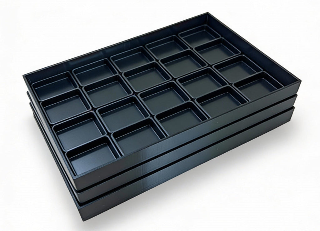 Mini Archival Ink Pad Stackable Storage Tray | Compact Organizer for Craft & Scrapbooking Supplies