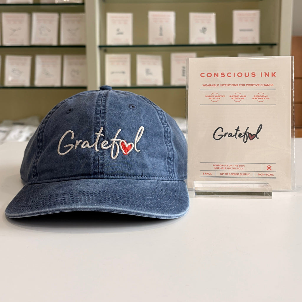 Grateful Access Cap + Ink (Faded Blue)