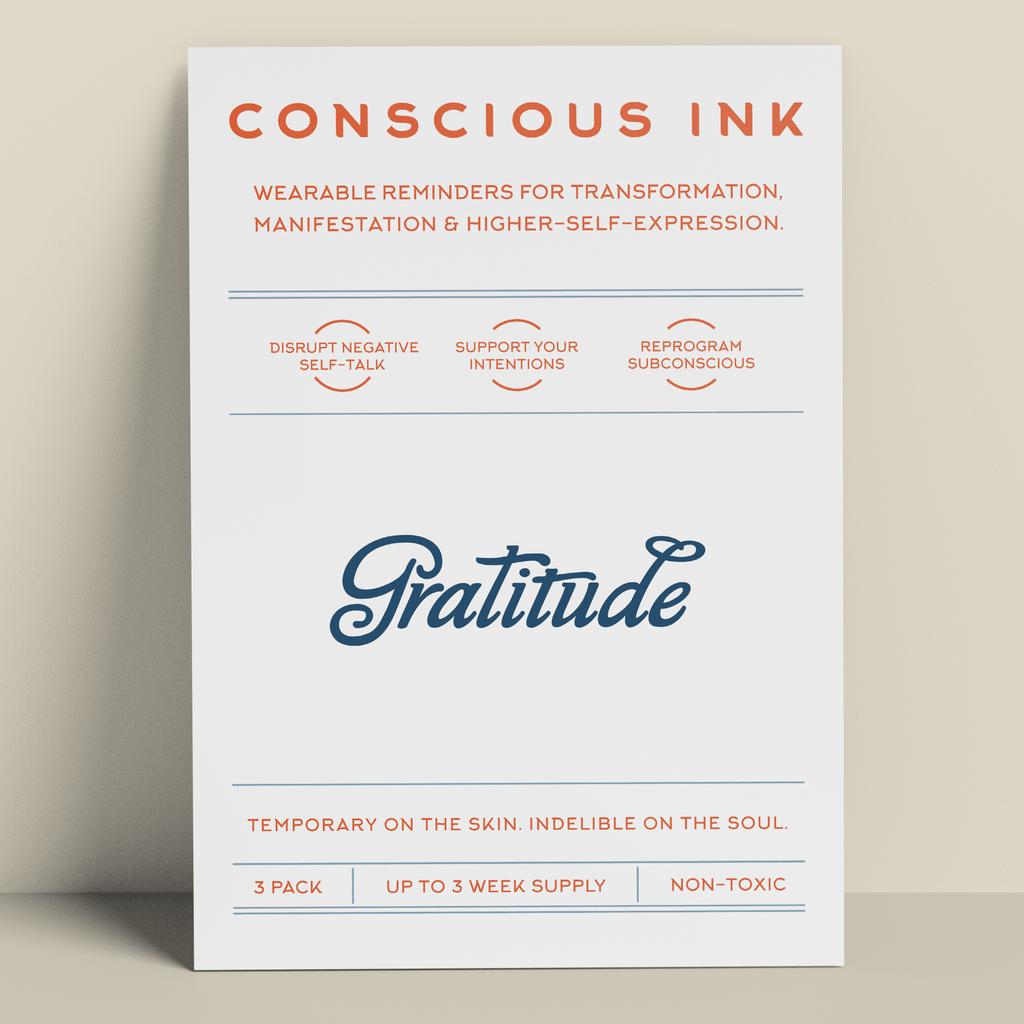 Gratitude White Tea + Ginger Manifestation Candle + Ink
