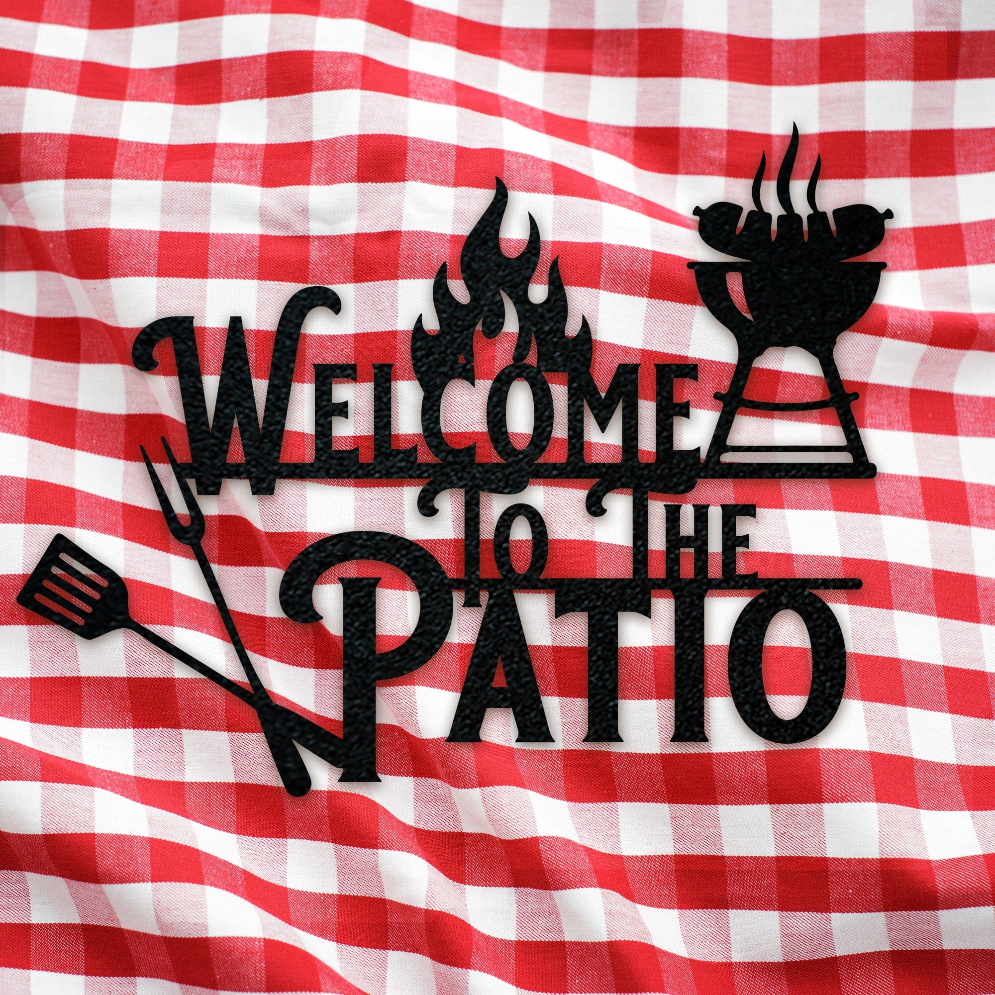 Grill Master- Welcome To The Patio Metal Sign
