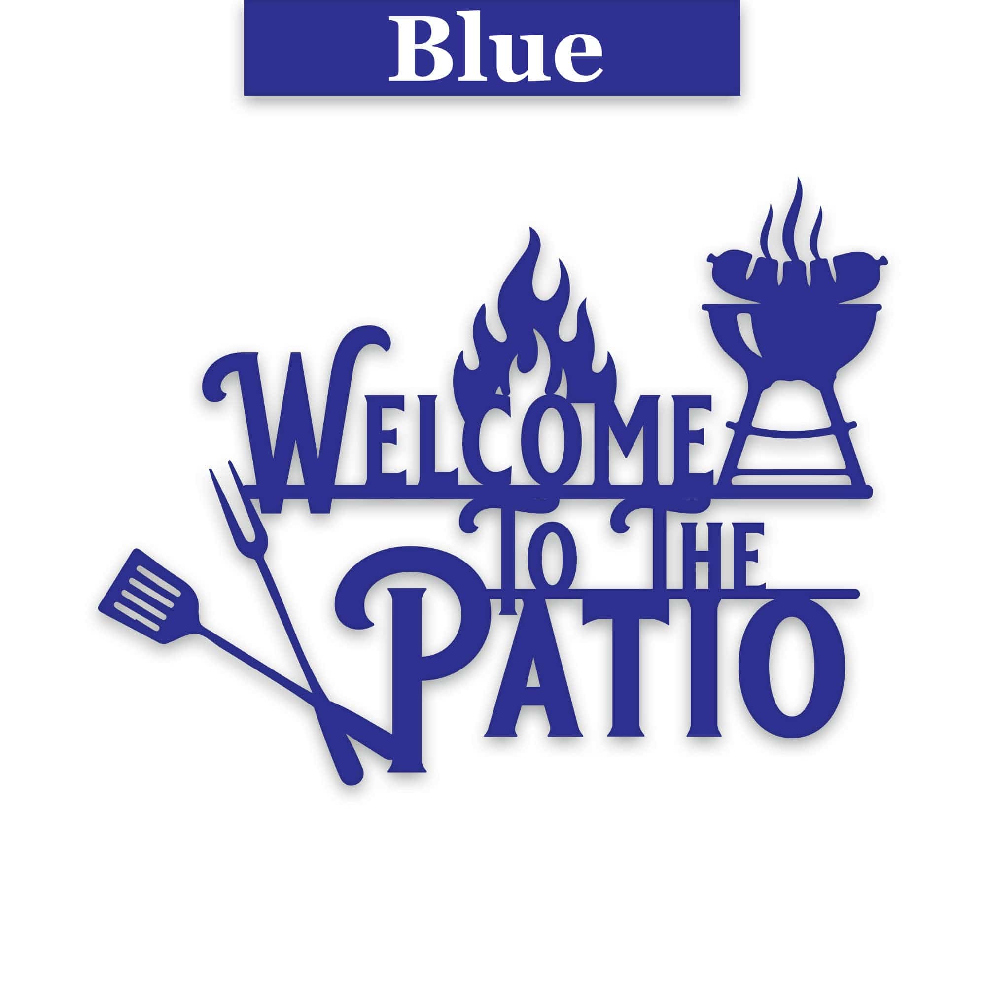 Grill Master- Welcome To The Patio Metal Sign