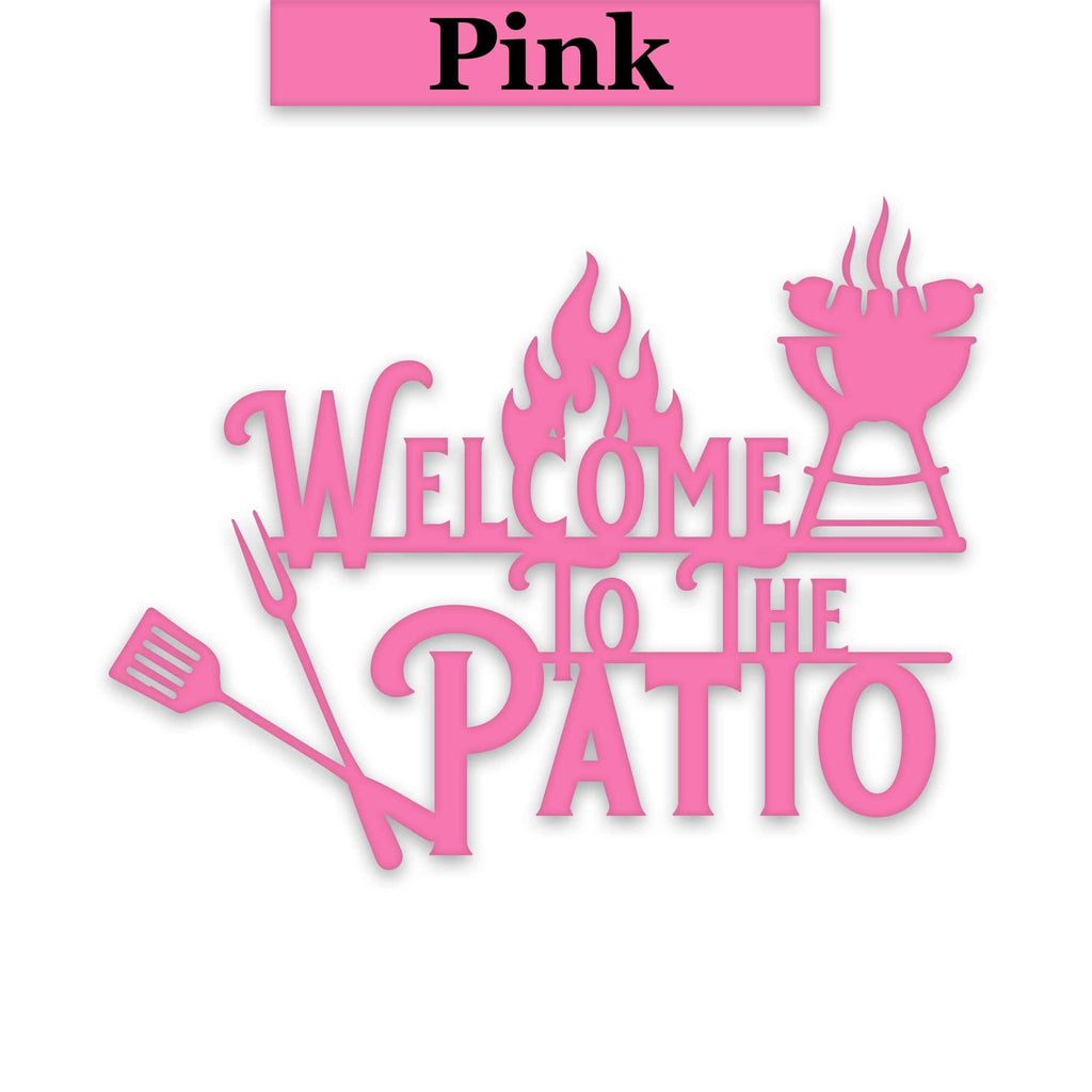 Grill Master- Welcome To The Patio Metal Sign