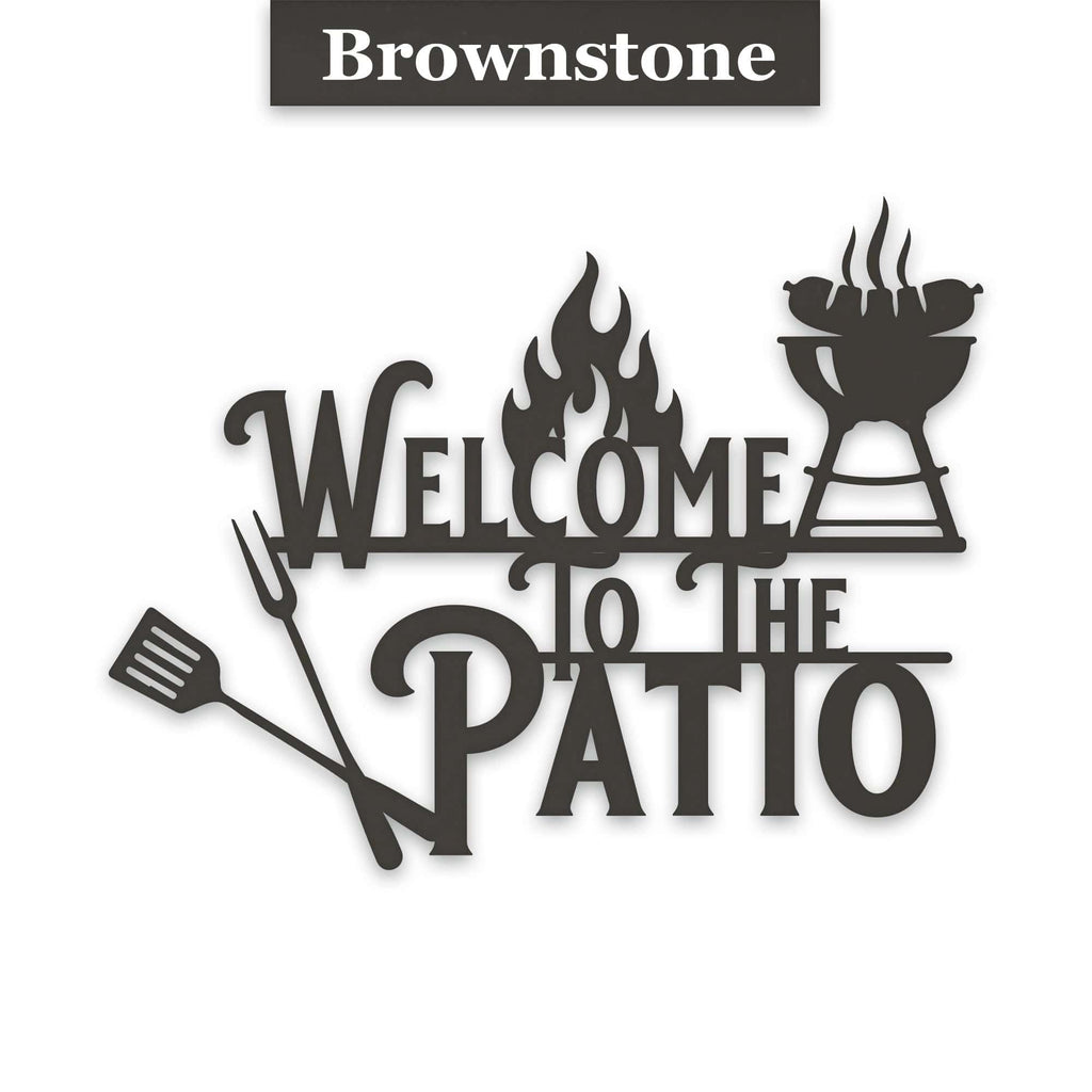 Grill Master- Welcome To The Patio Metal Sign