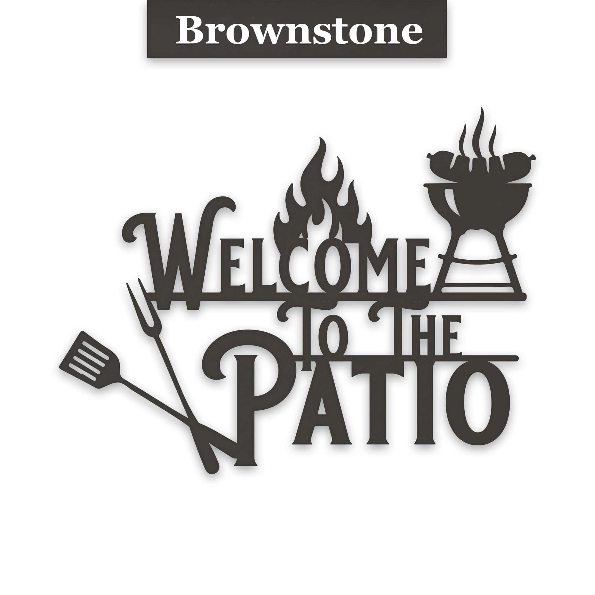 Grill Master- Welcome To The Patio Metal Sign