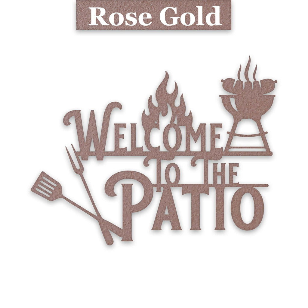 Grill Master- Welcome To The Patio Metal Sign