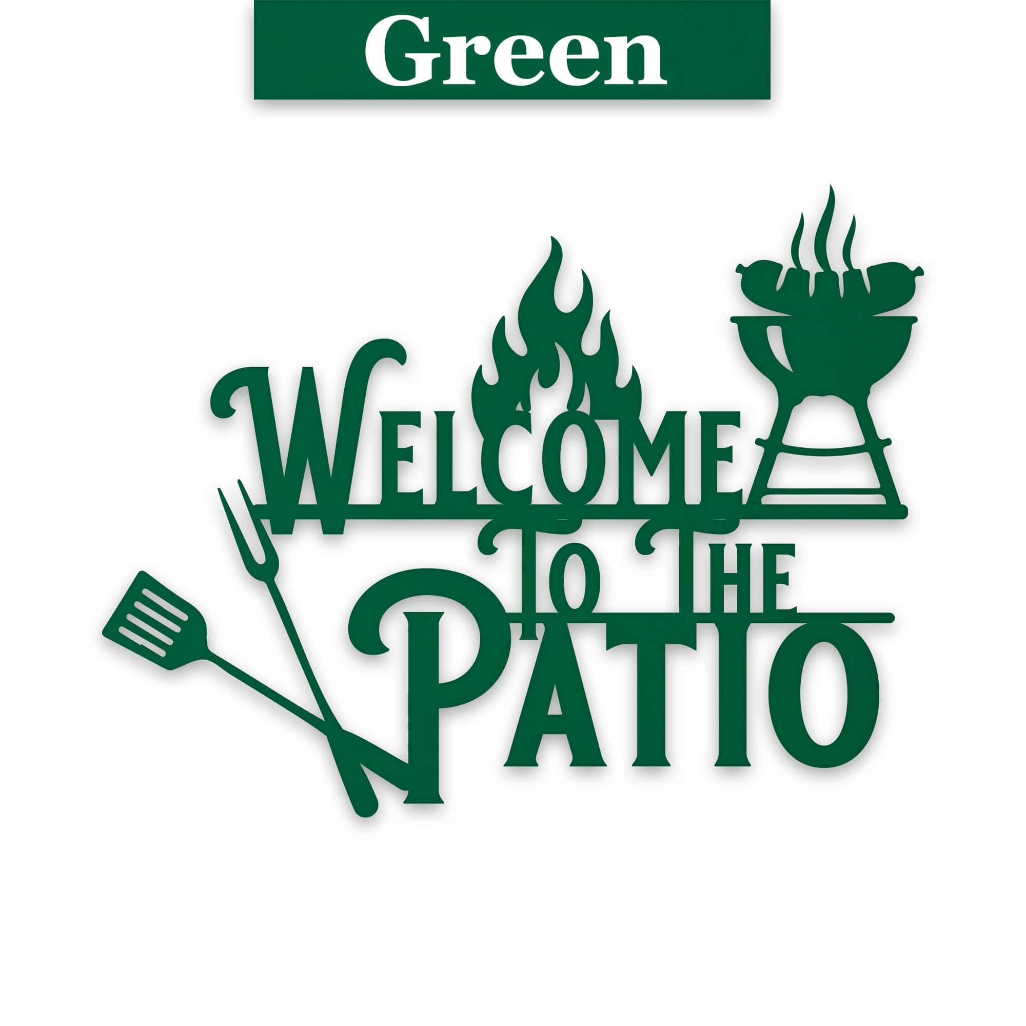 Grill Master- Welcome To The Patio Metal Sign