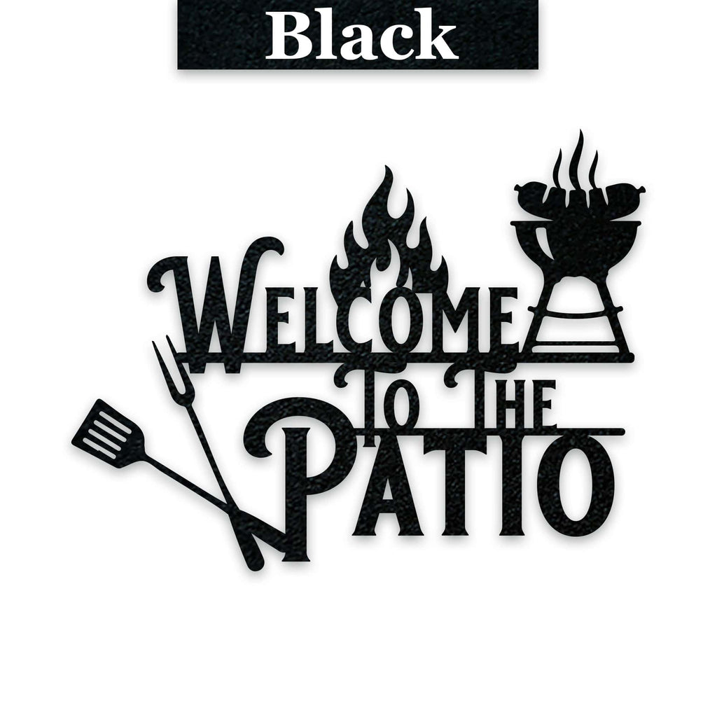 Grill Master- Welcome To The Patio Metal Sign