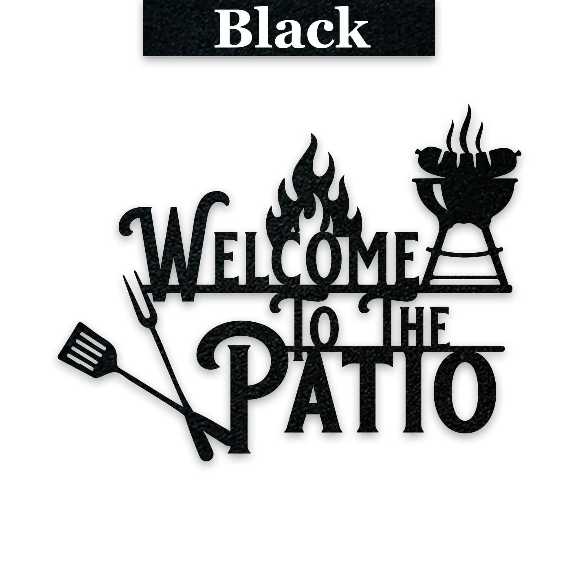 Grill Master- Welcome To The Patio Metal Sign