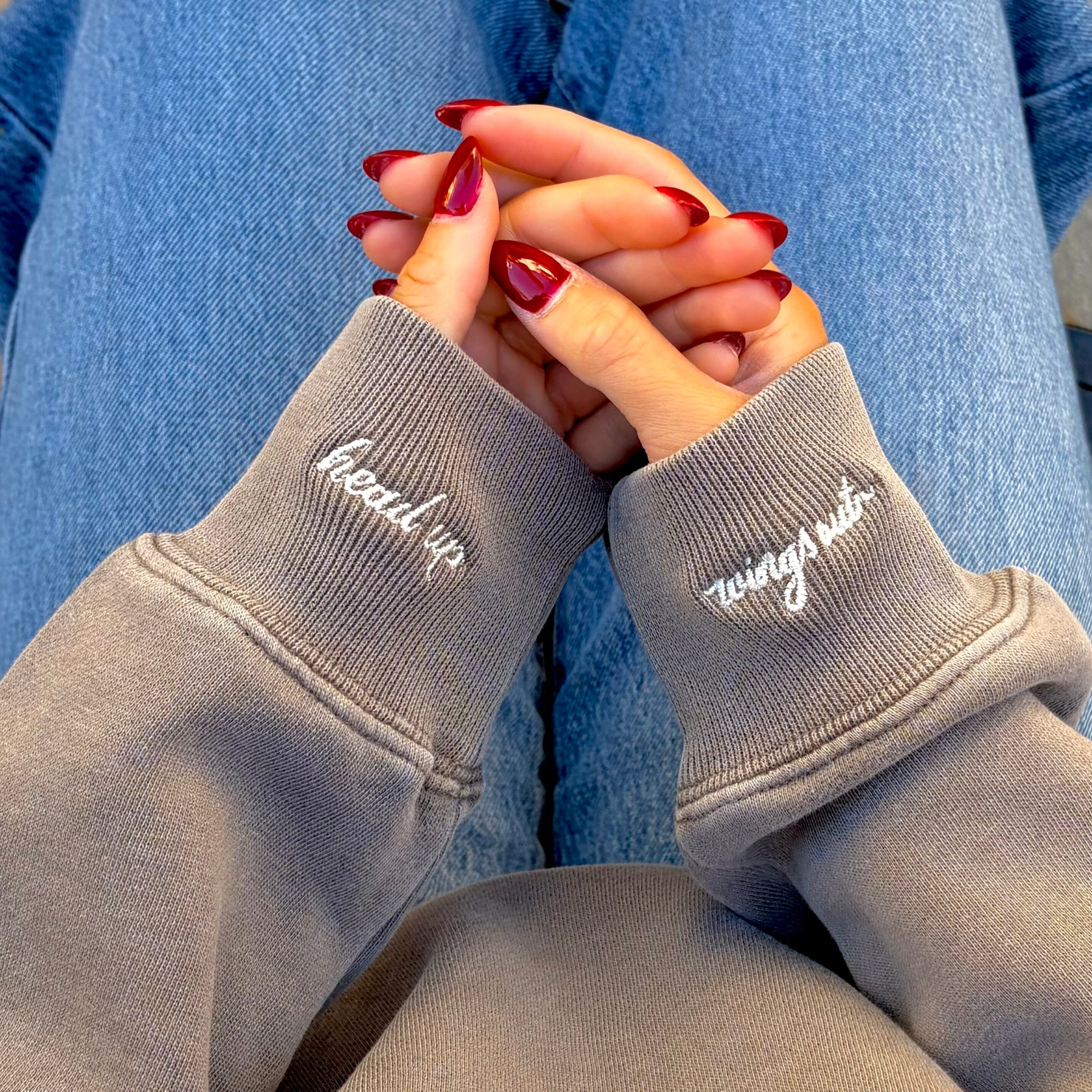 Head Up Wings Out Manifest Sweatshirt + Ink