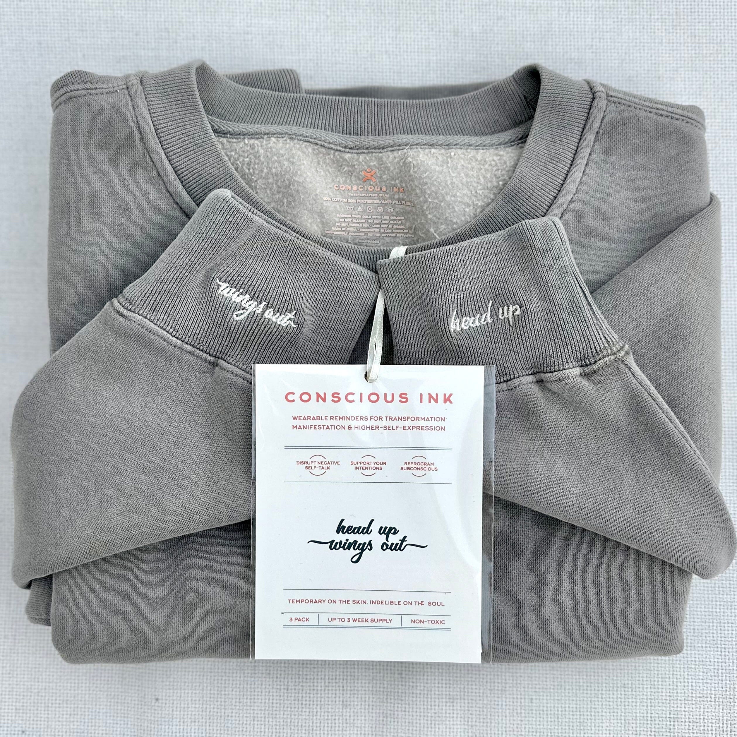Head Up Wings Out Manifest Sweatshirt + Ink