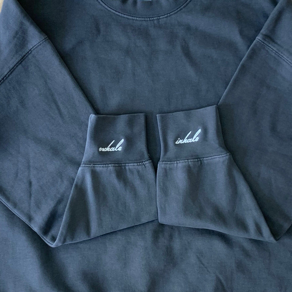 Inhale/Exhale Manifest Sweatshirt + Ink