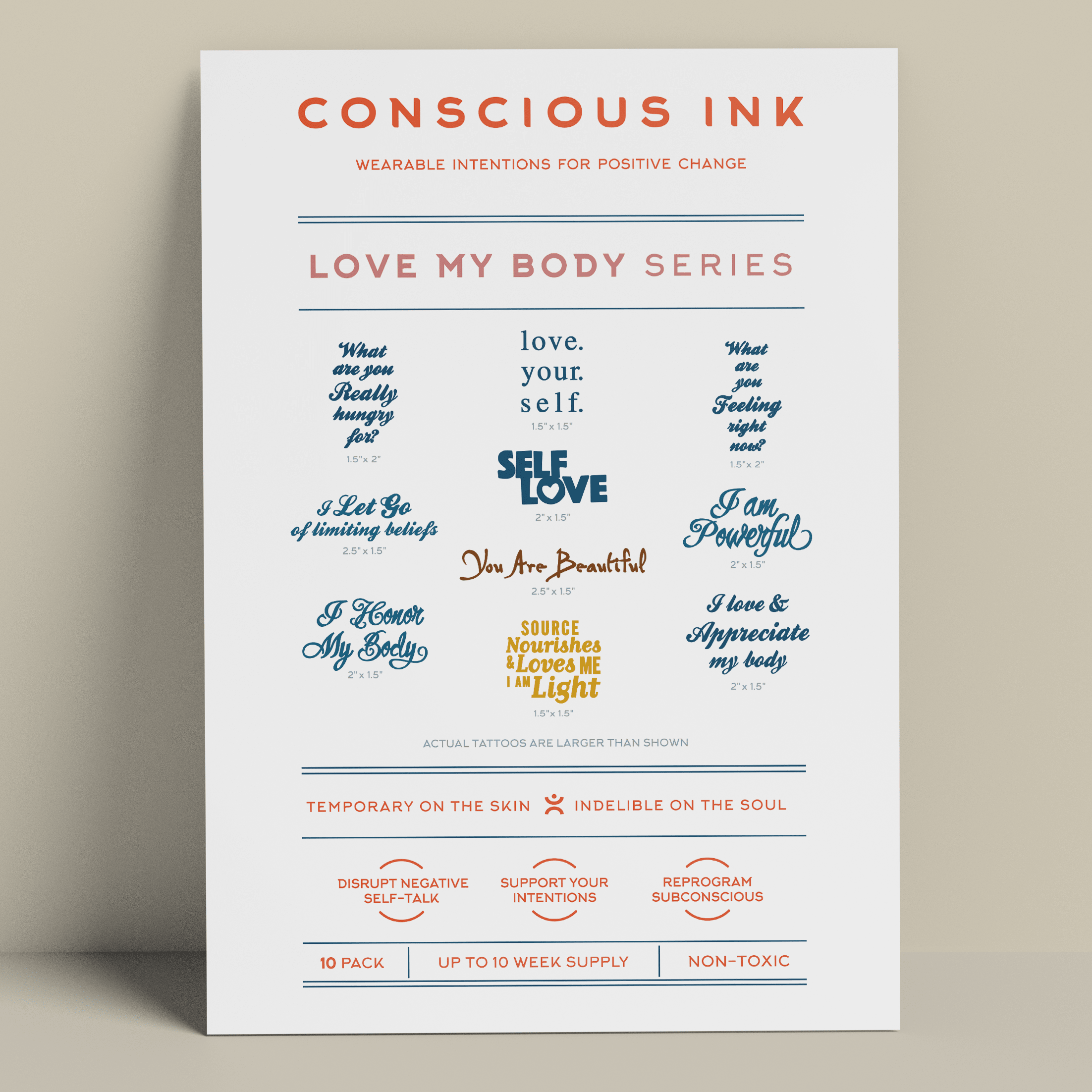 Love My Body Variety 10-Pack