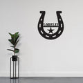 Lucky Horseshoe Personalized Metal sign
