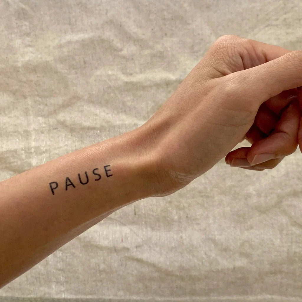 Pause/Be Present Manifest Sweatshirt + Ink