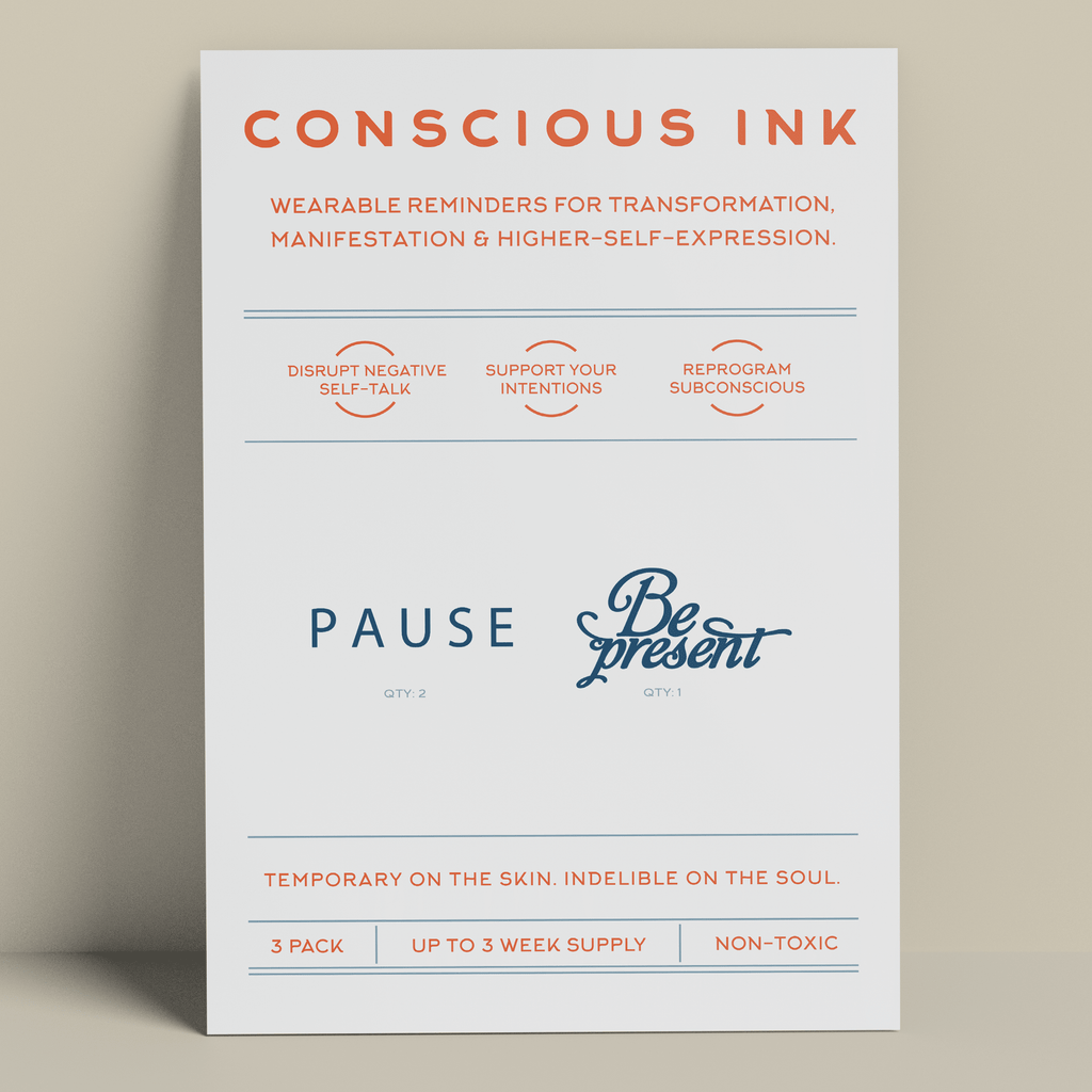 Pause/Be Present Manifest Sweatshirt + Ink