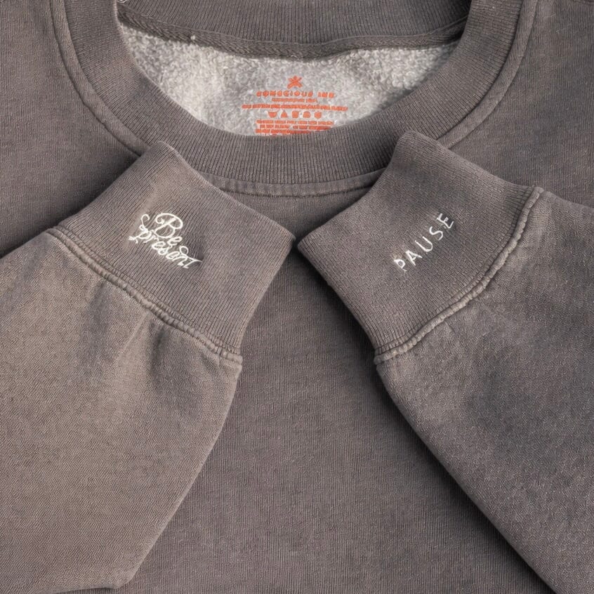 Pause/Be Present Manifest Sweatshirt + Ink