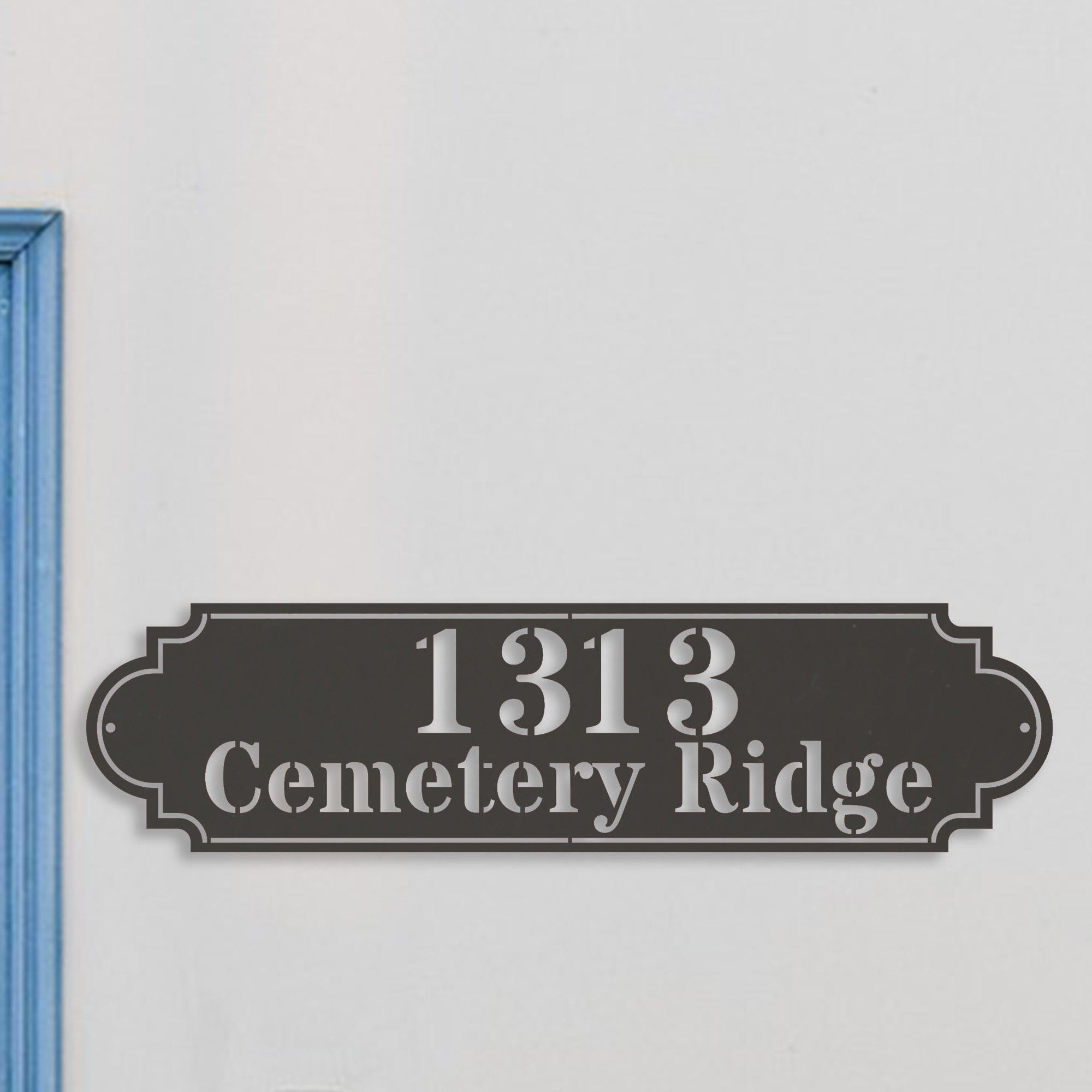 Personalized Horizontal Address Plaque