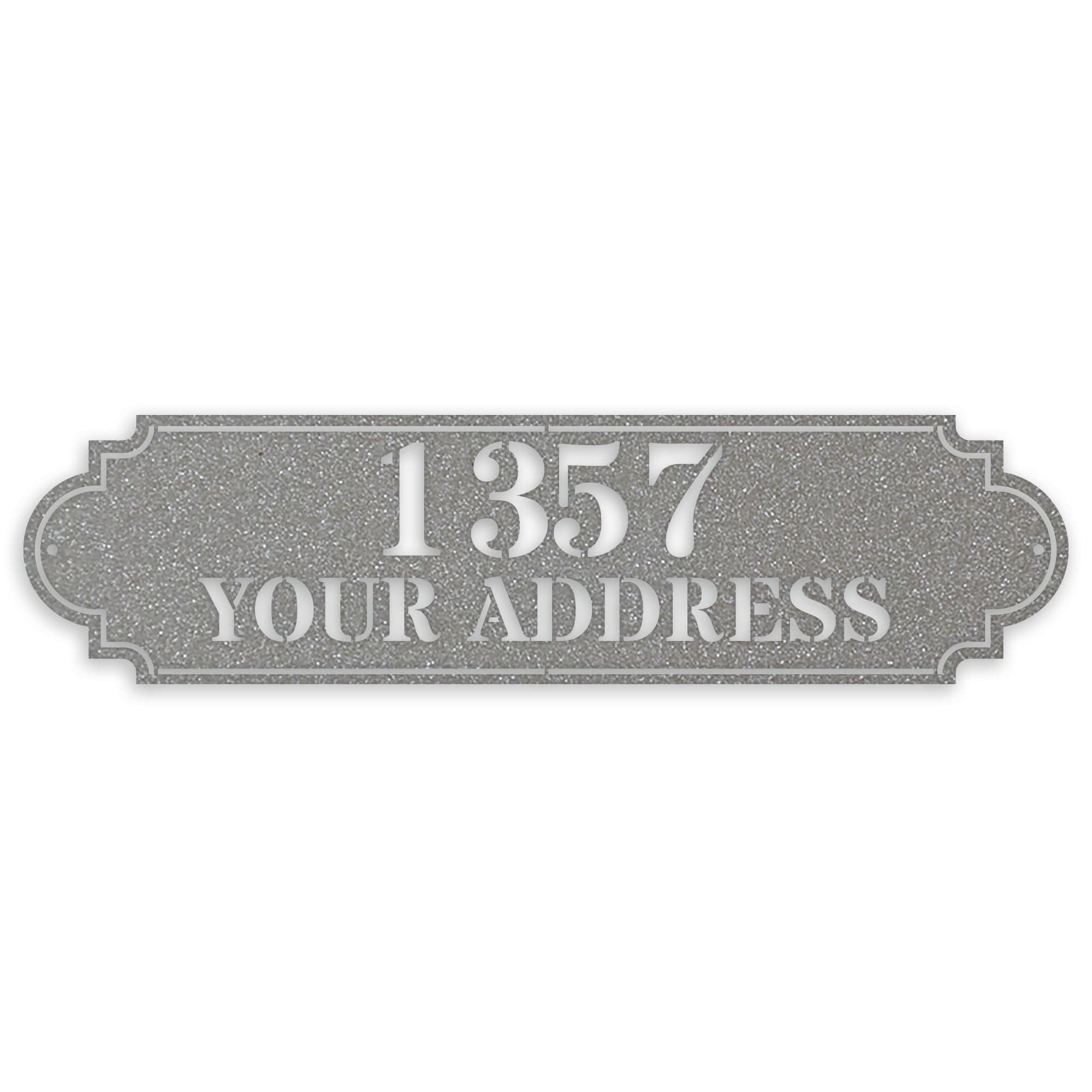 Personalized Horizontal Address Plaque
