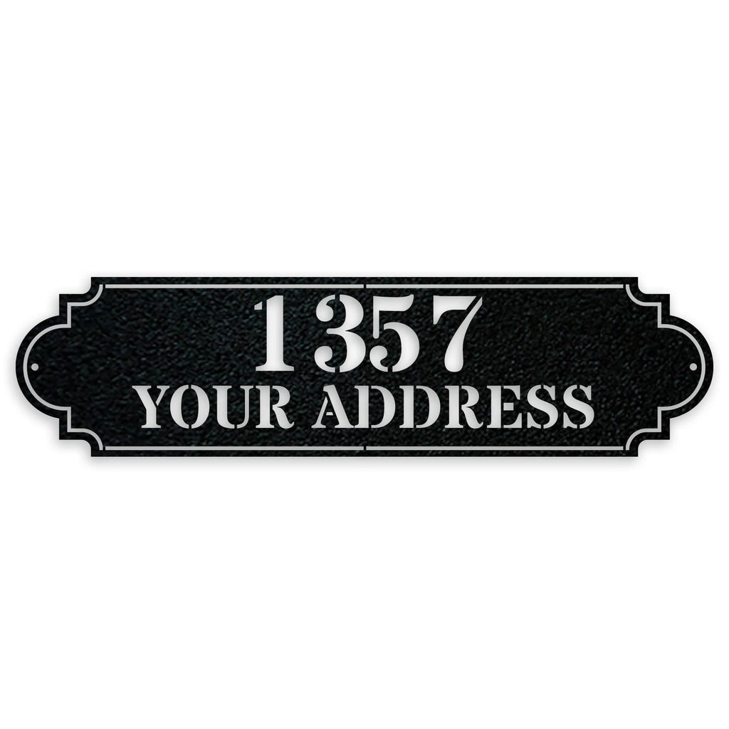 Personalized Horizontal Address Plaque