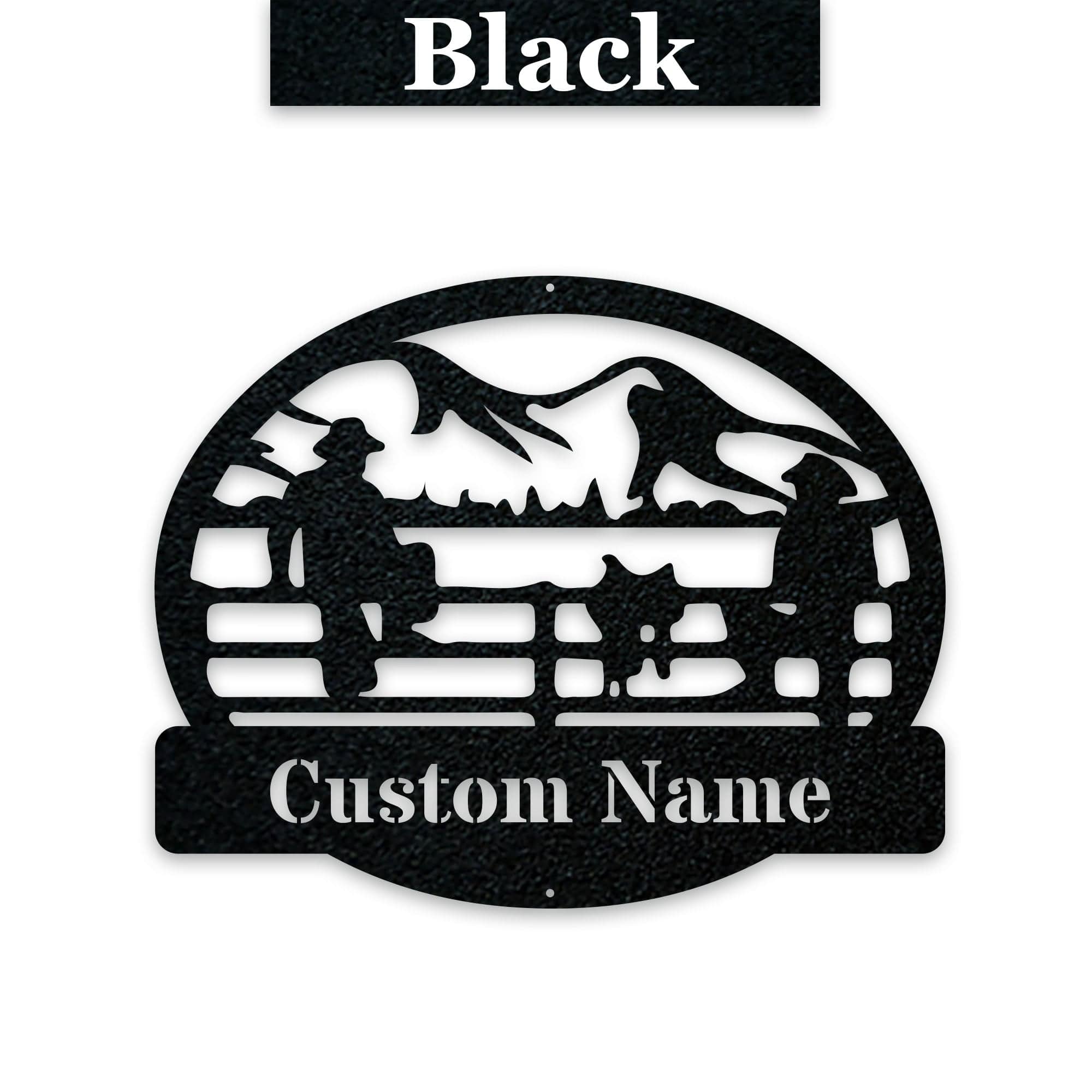 Ranch Hands on a Fence Metal SIgn