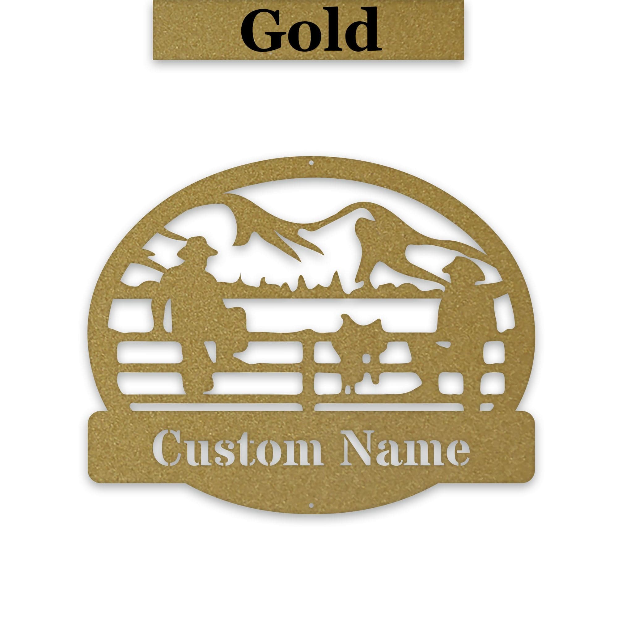 Ranch Hands on a Fence Metal SIgn