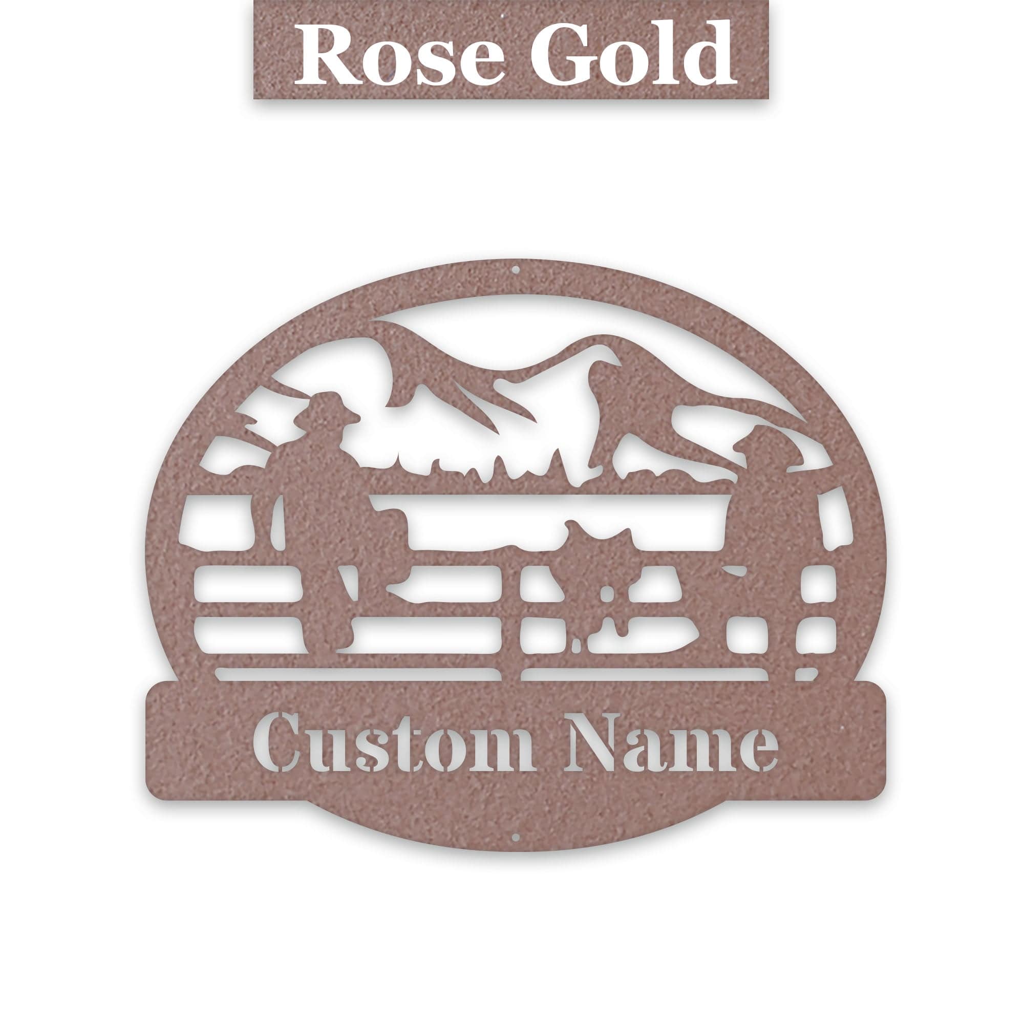 Ranch Hands on a Fence Metal SIgn