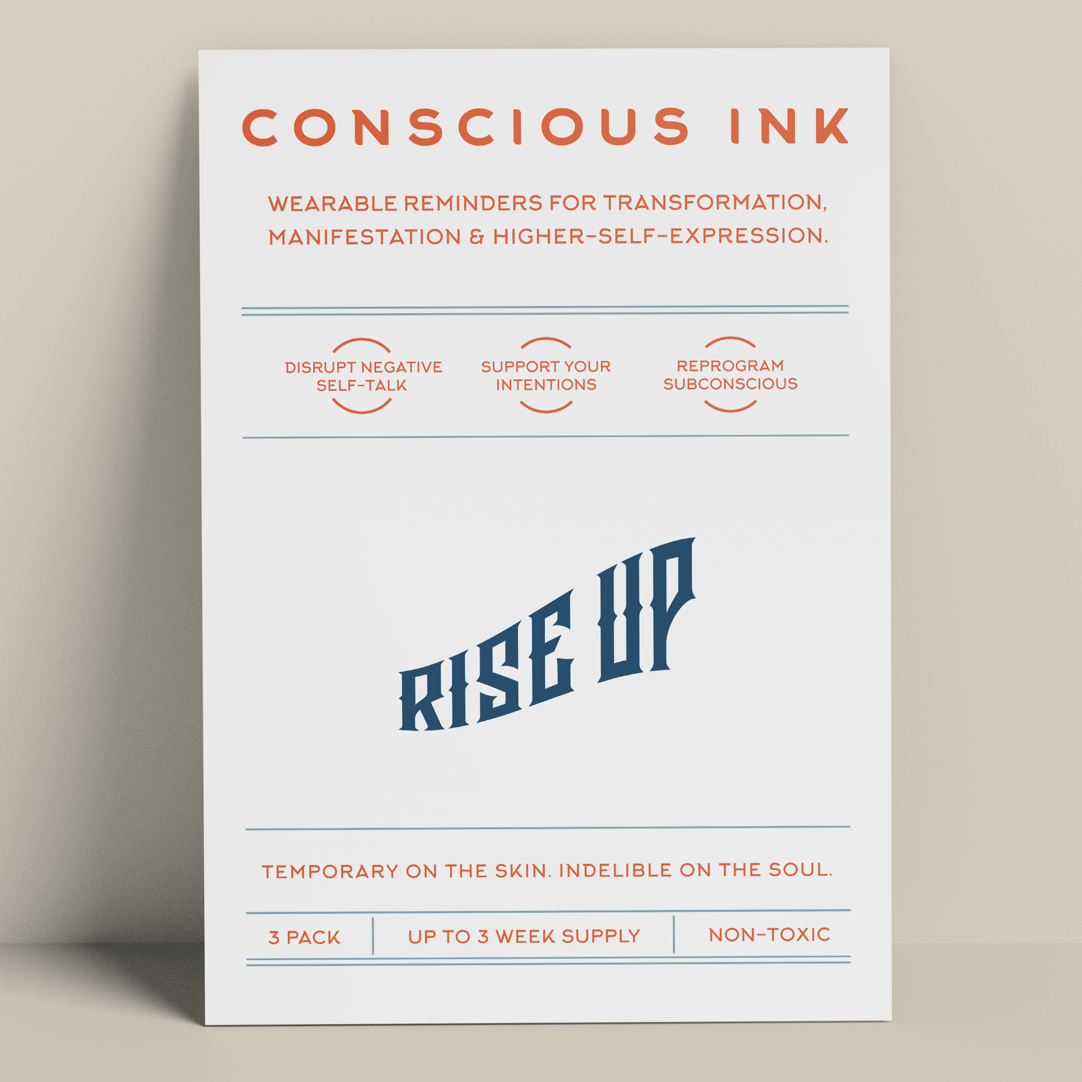 Rise Up Manifest Beanie + Ink