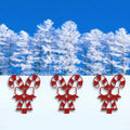 Double Candy Cane Stakes | Set of 3 Durable Outdoor Christmas Stakes for Festive Garden Decor