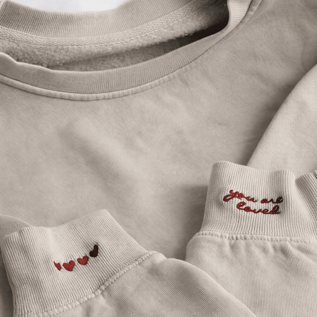 You Are Loved/Hearts Manifest Sweatshirt + Ink