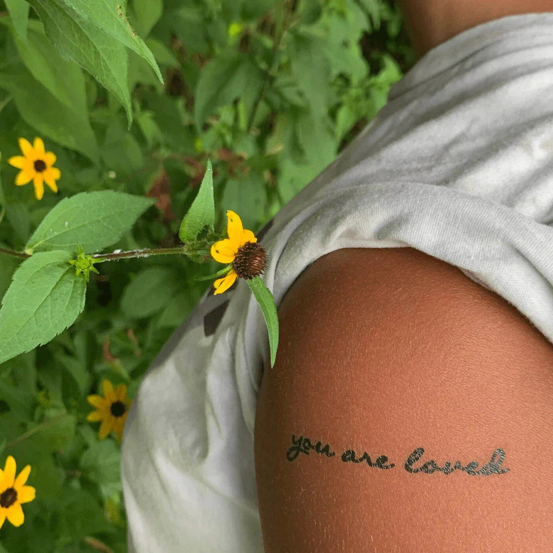 You Are Loved/Hearts Manifest Sweatshirt + Ink