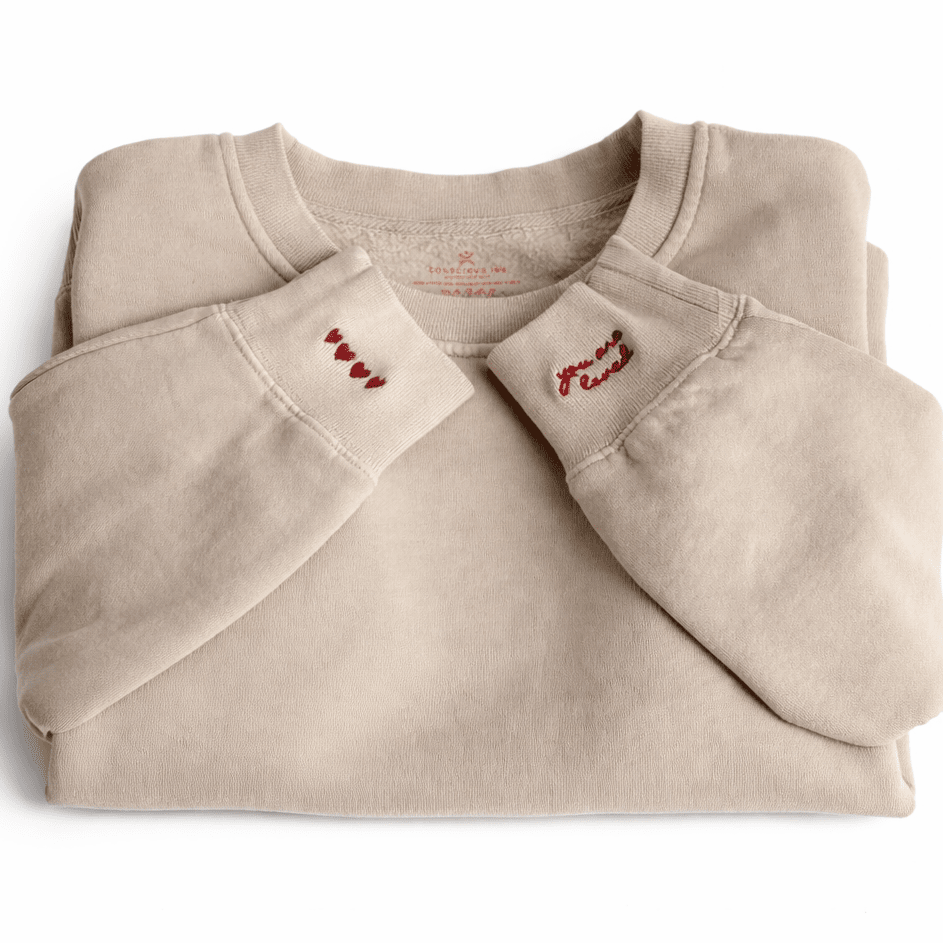 You Are Loved/Hearts Manifest Sweatshirt + Ink