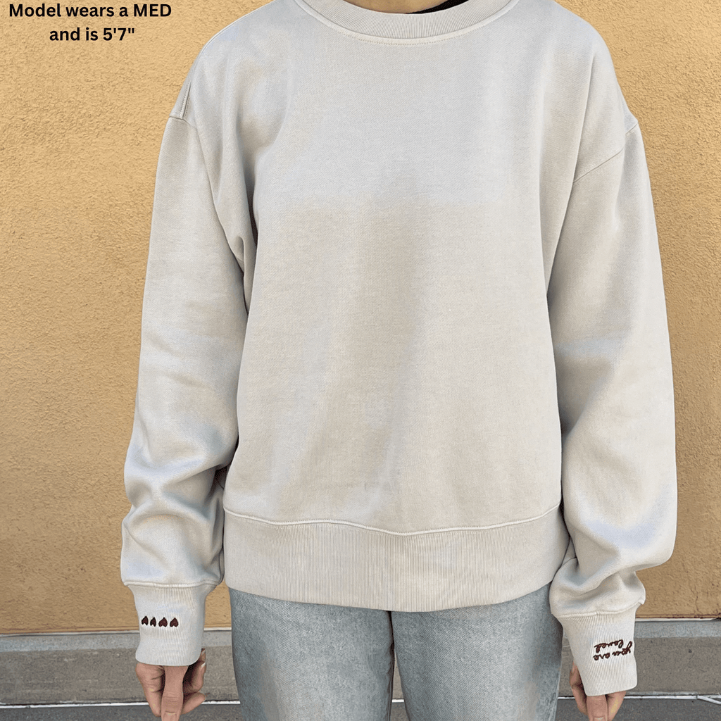 You Are Loved/Hearts Manifest Sweatshirt + Ink
