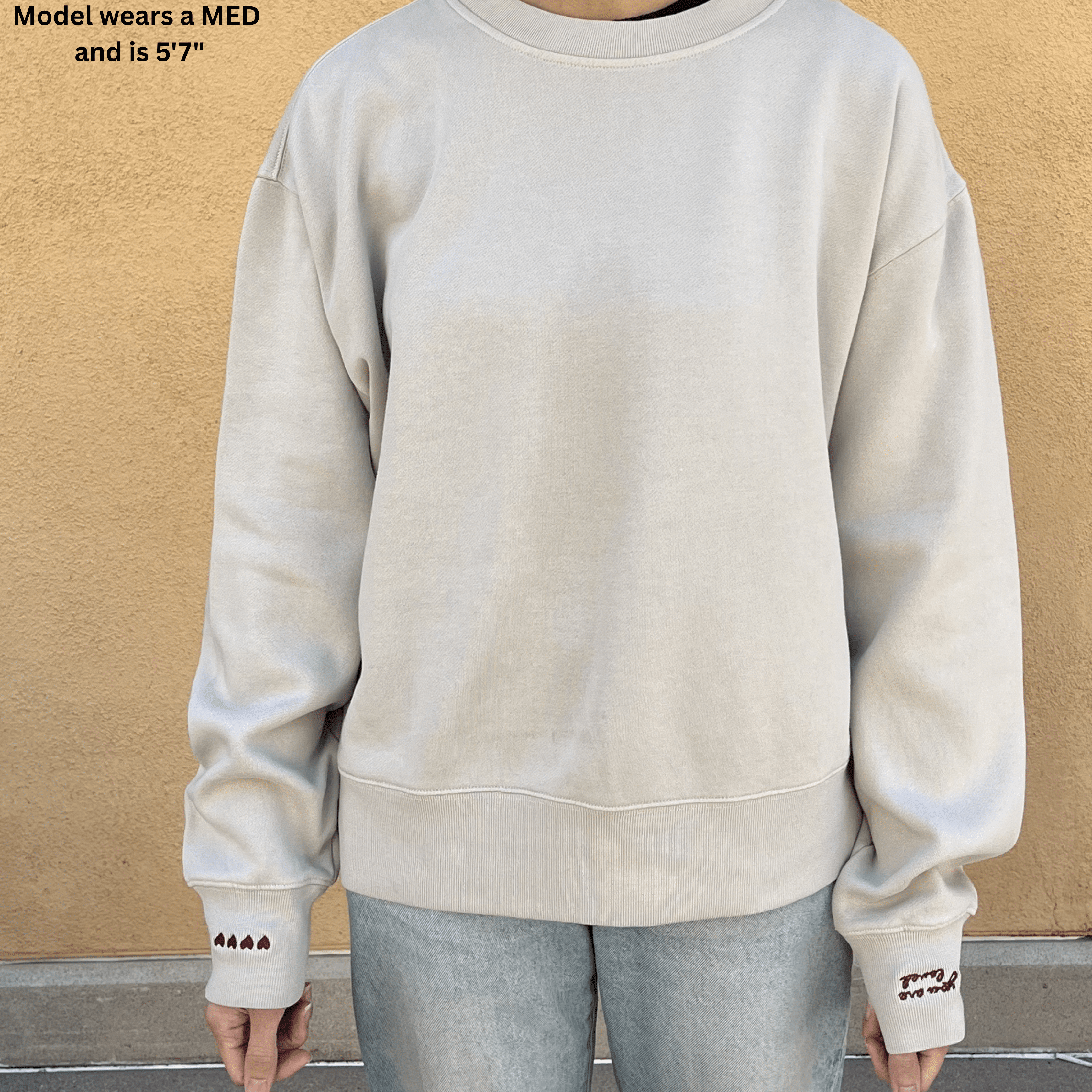 You Are Loved/Hearts Manifest Sweatshirt + Ink